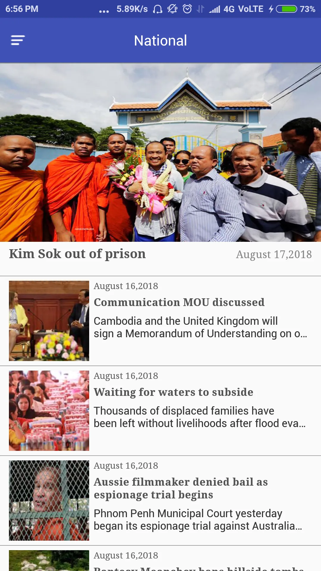 Khmer Times - Cambodia News | Indus Appstore | Screenshot