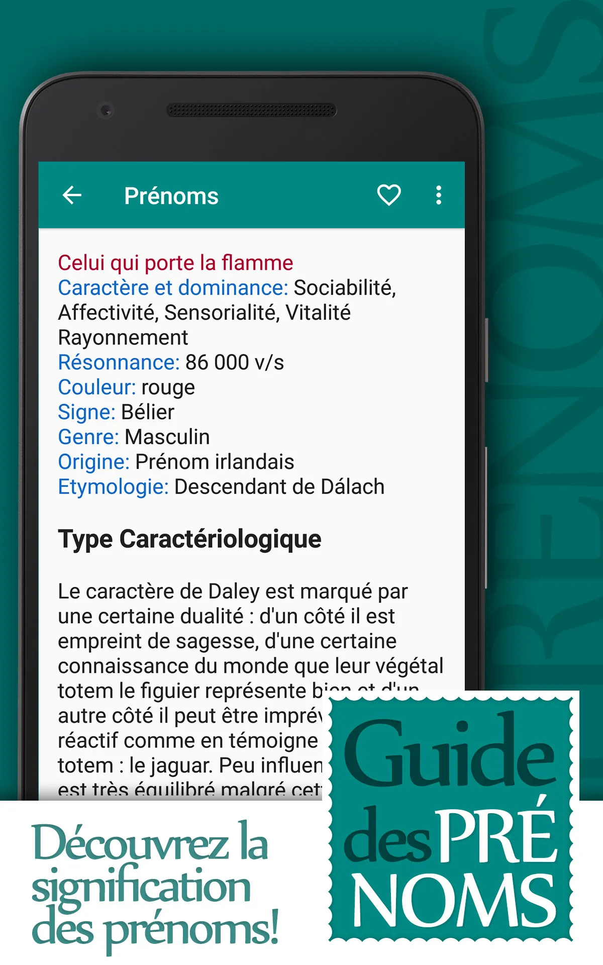 Signification Des Prénoms | Indus Appstore | Screenshot