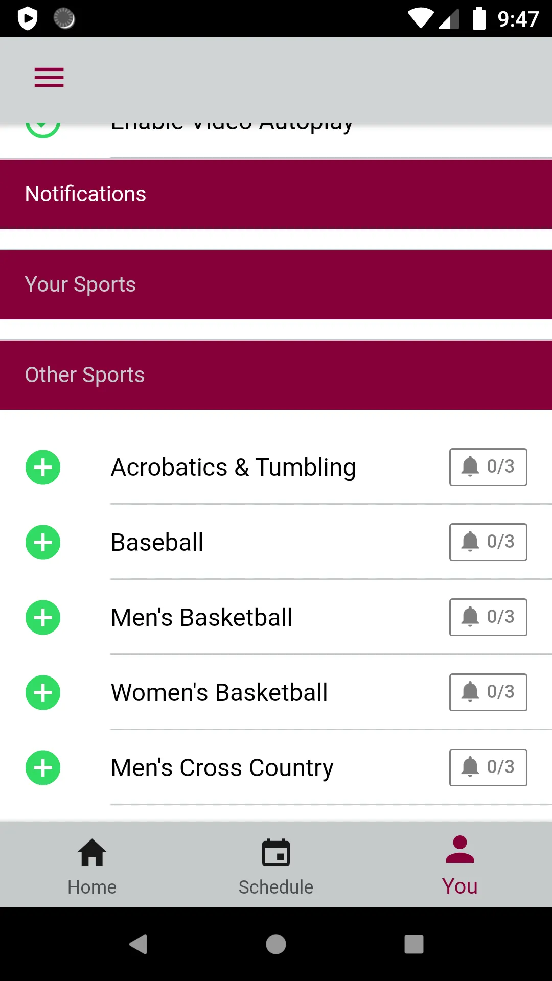 Fairmont State Athletics | Indus Appstore | Screenshot