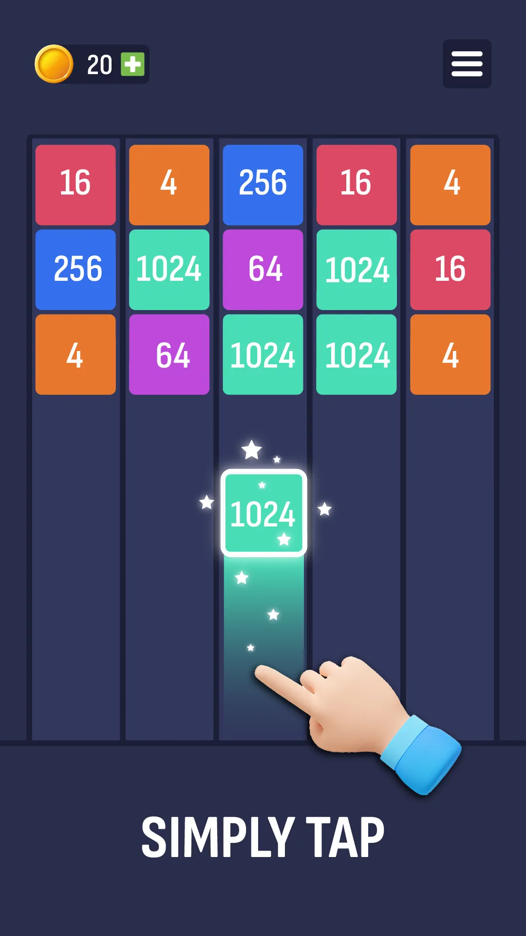 X2 Puzzle: Number Merge 2048 | Indus Appstore | Screenshot