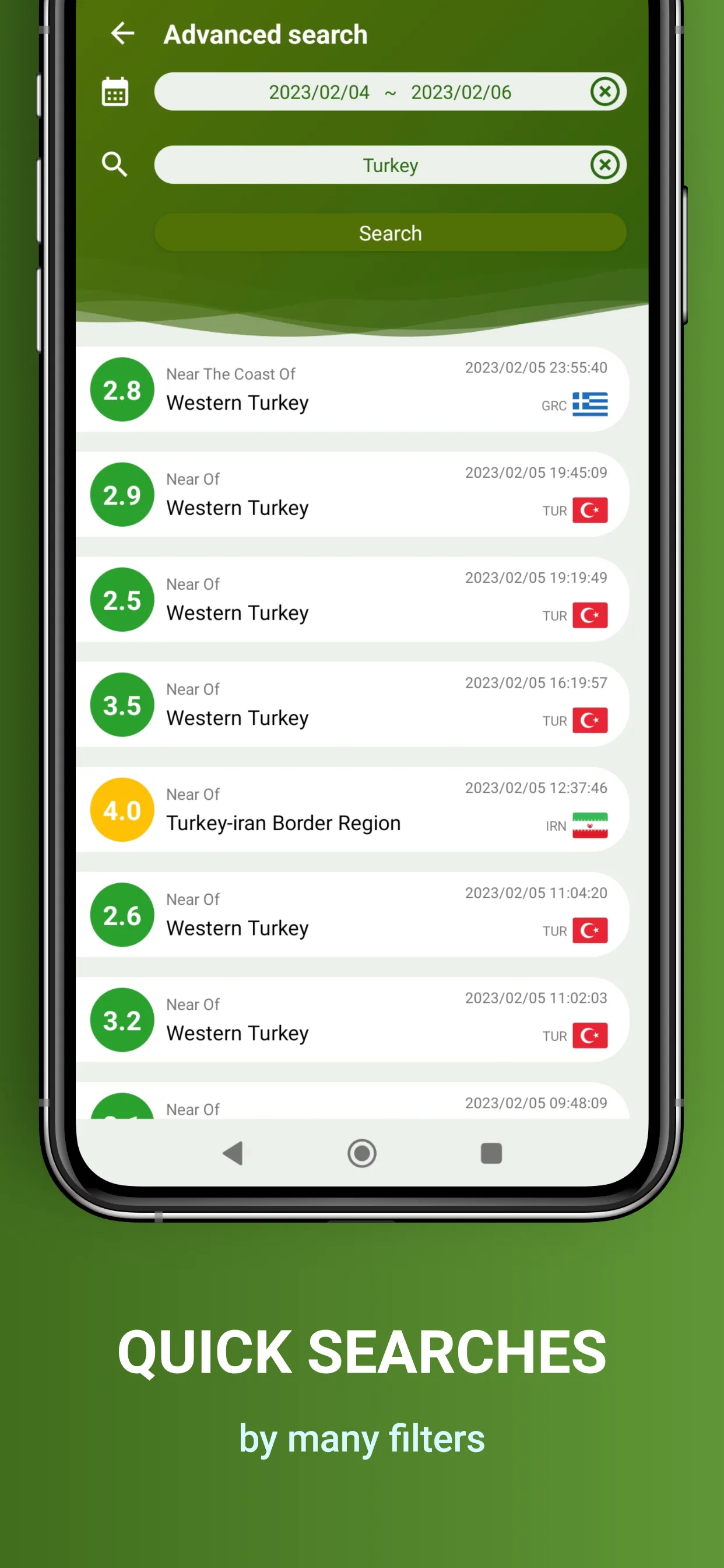 Earthquakes Near Me | Indus Appstore | Screenshot