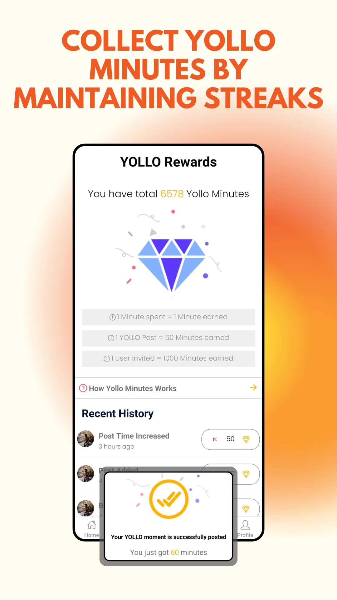 YOLLO - Live in the moment | Indus Appstore | Screenshot