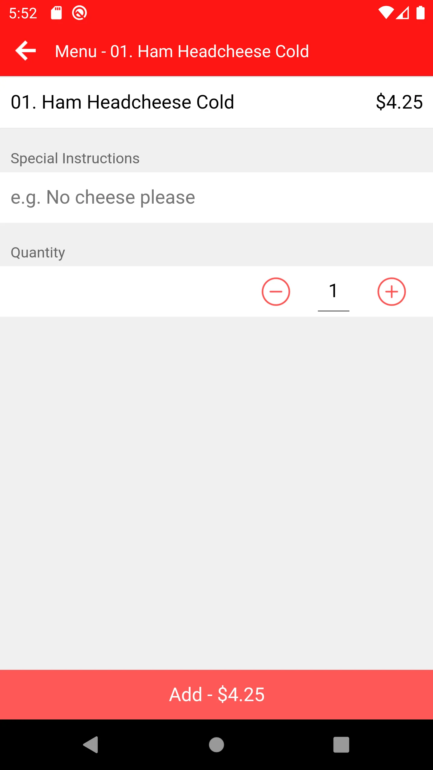 Huong Lan Sandwiches | Indus Appstore | Screenshot