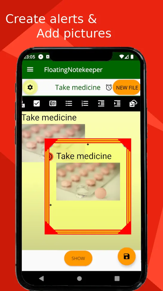 Floating Notekeeper | Indus Appstore | Screenshot