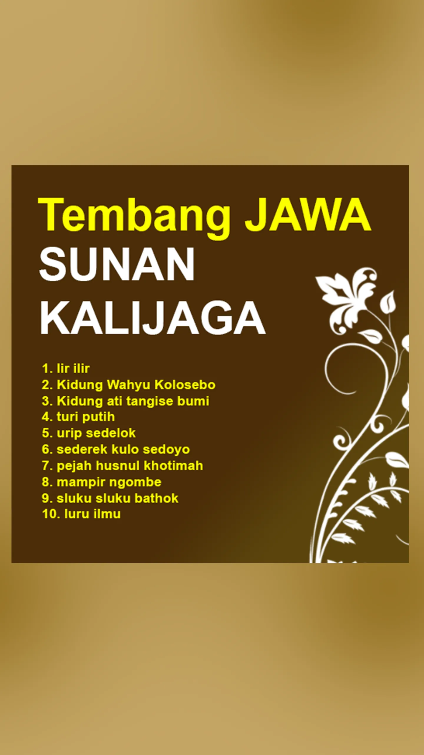 Tembang Jawa Offline | Indus Appstore | Screenshot