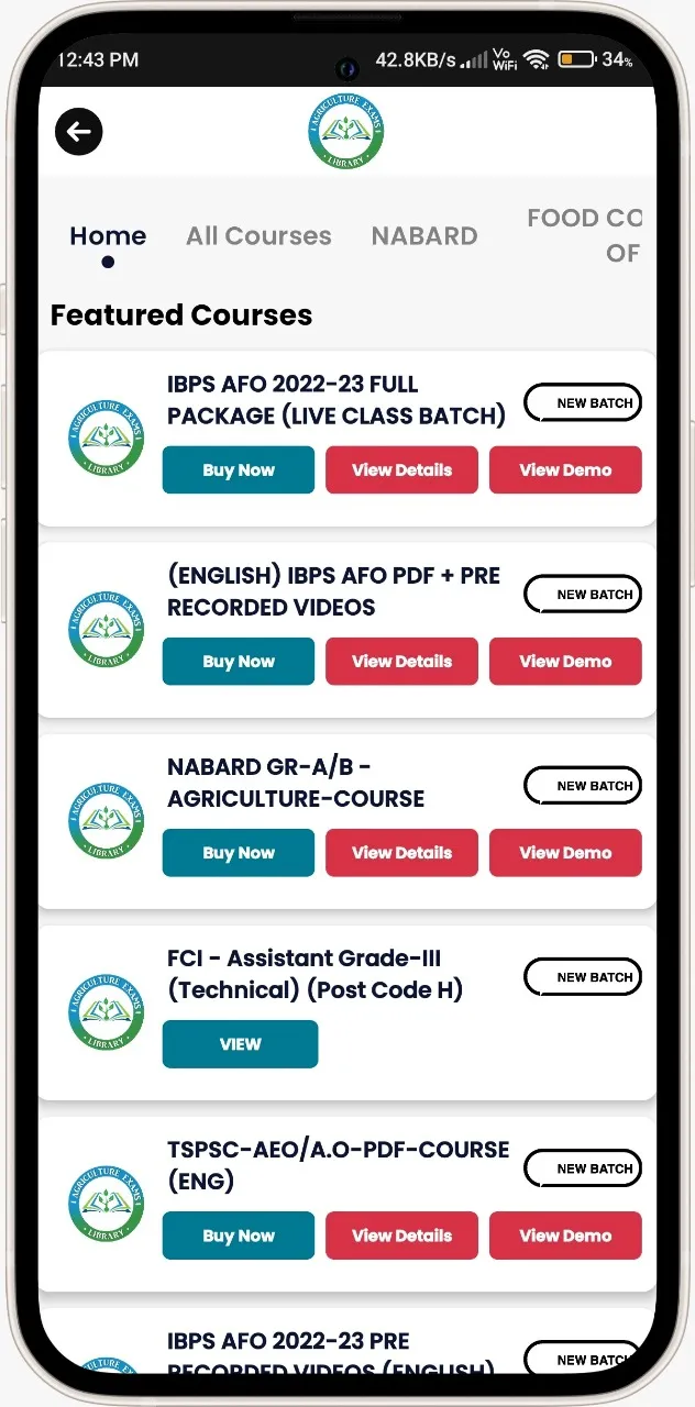 Agri Exam Library | Indus Appstore | Screenshot