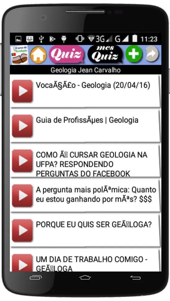 Curso de Geologia (português) | Indus Appstore | Screenshot