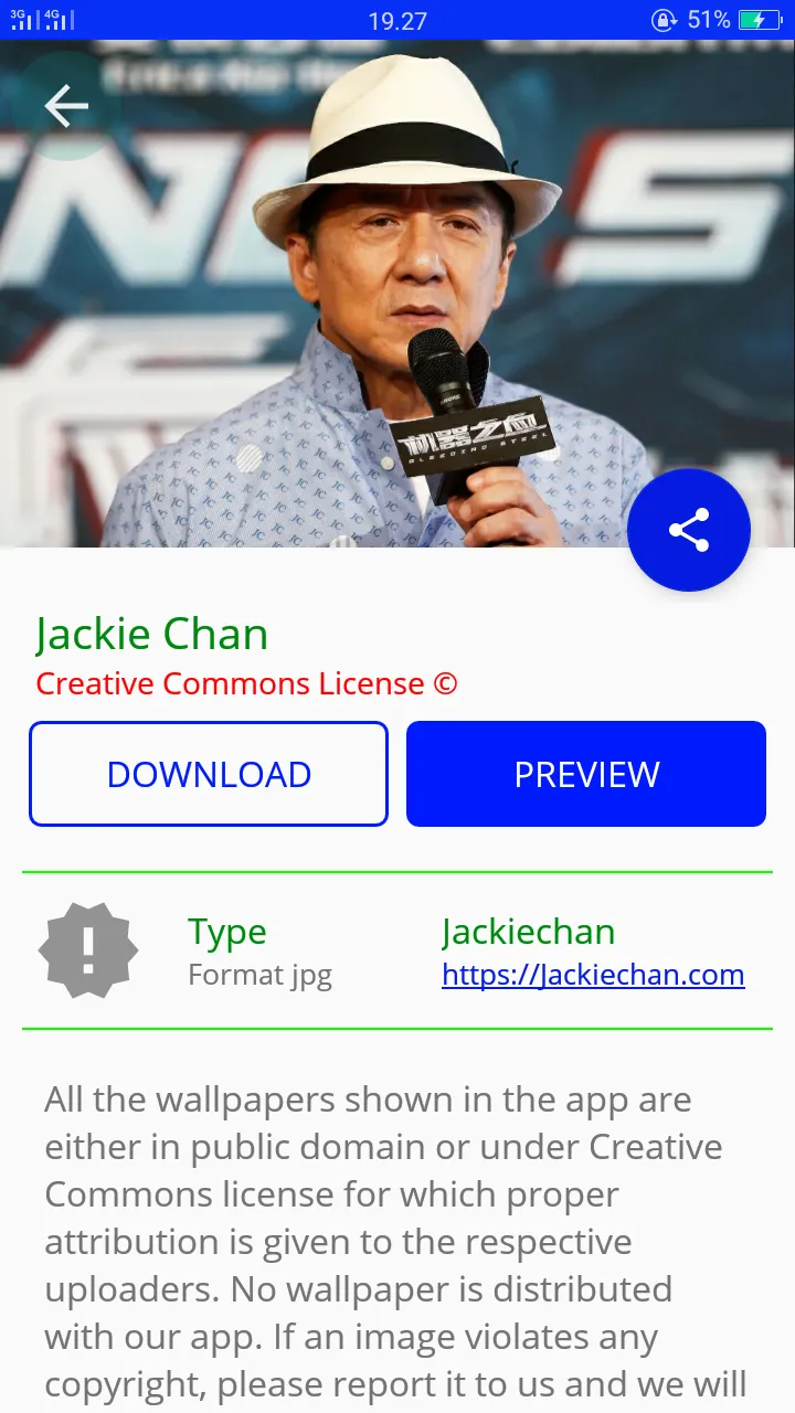 Wallpaper Jackie Chan | Indus Appstore | Screenshot