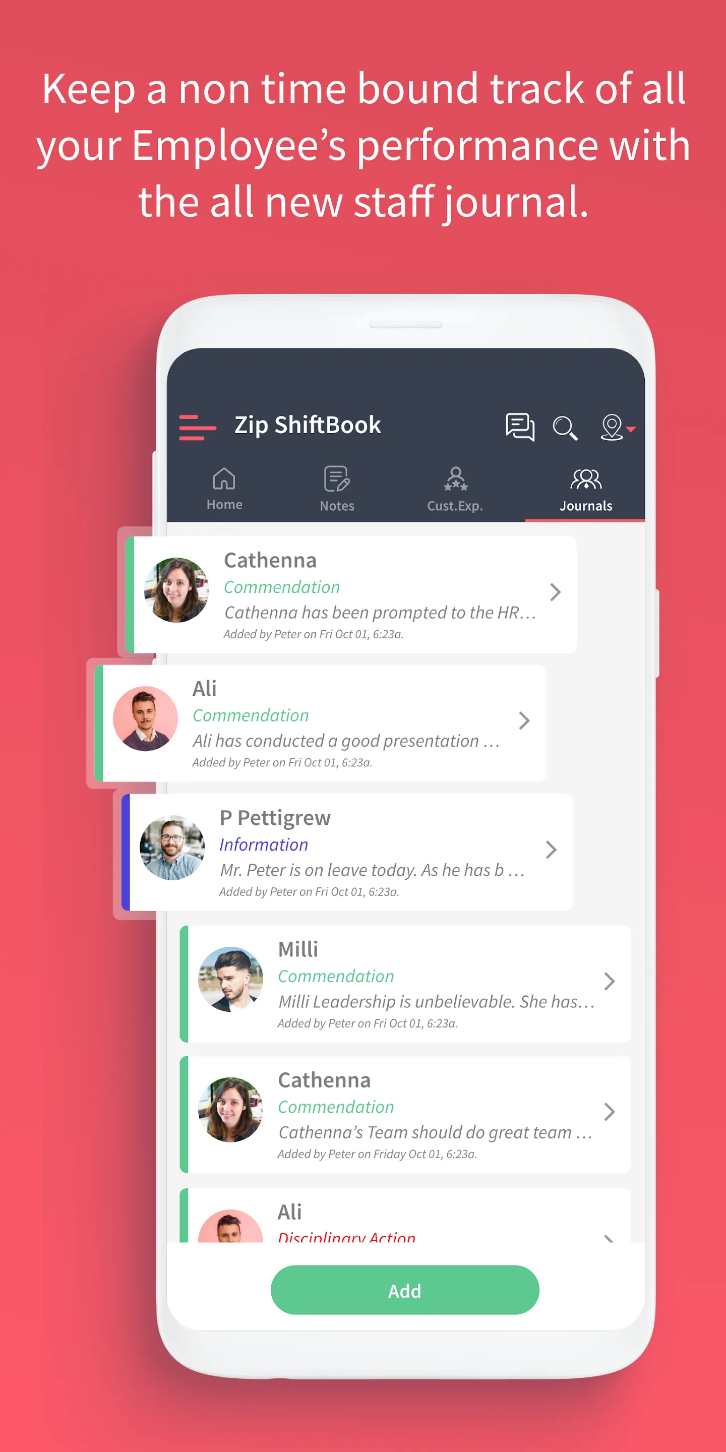 Zip ShiftBook | Indus Appstore | Screenshot