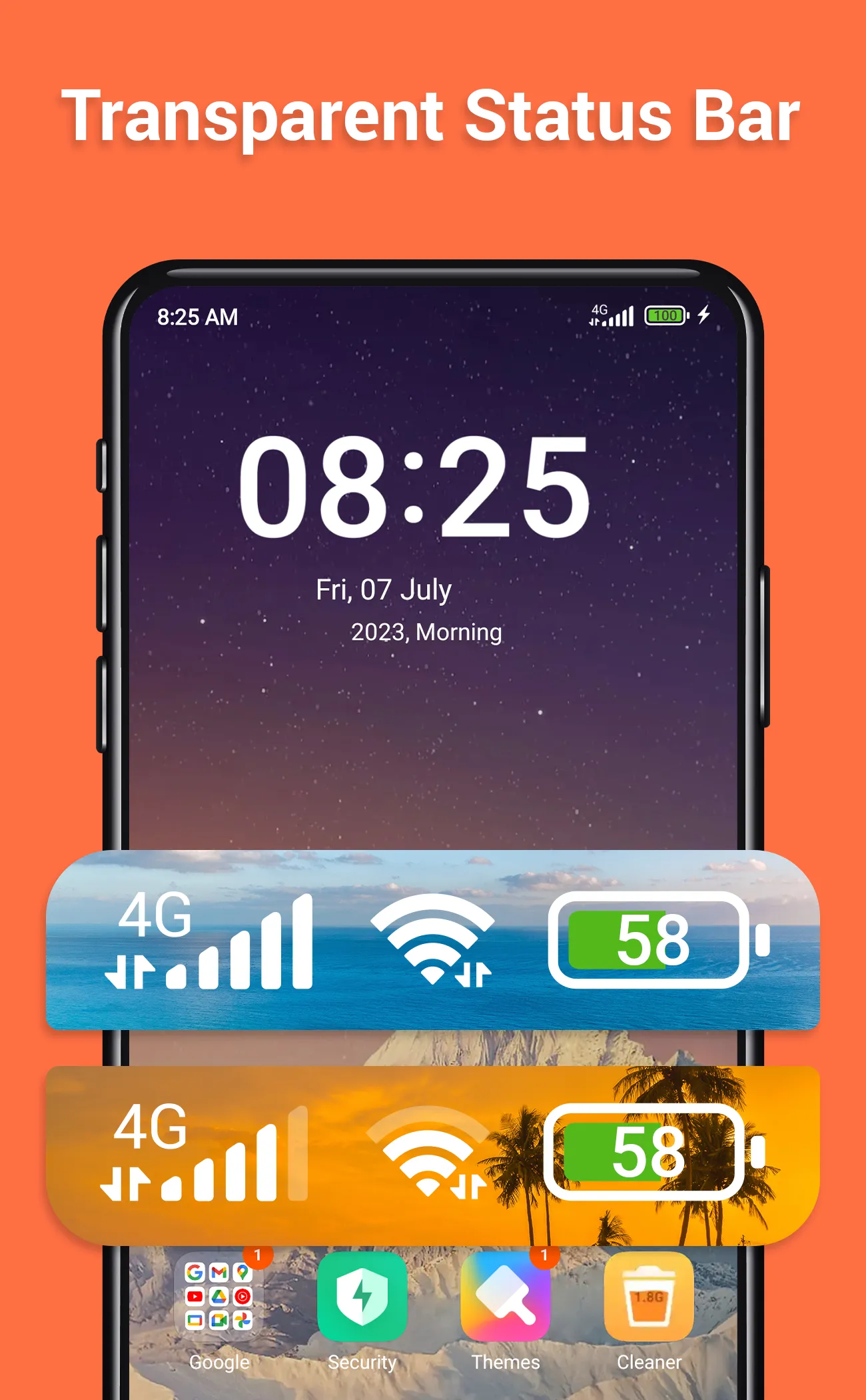 Mi Status Bar | Indus Appstore | Screenshot