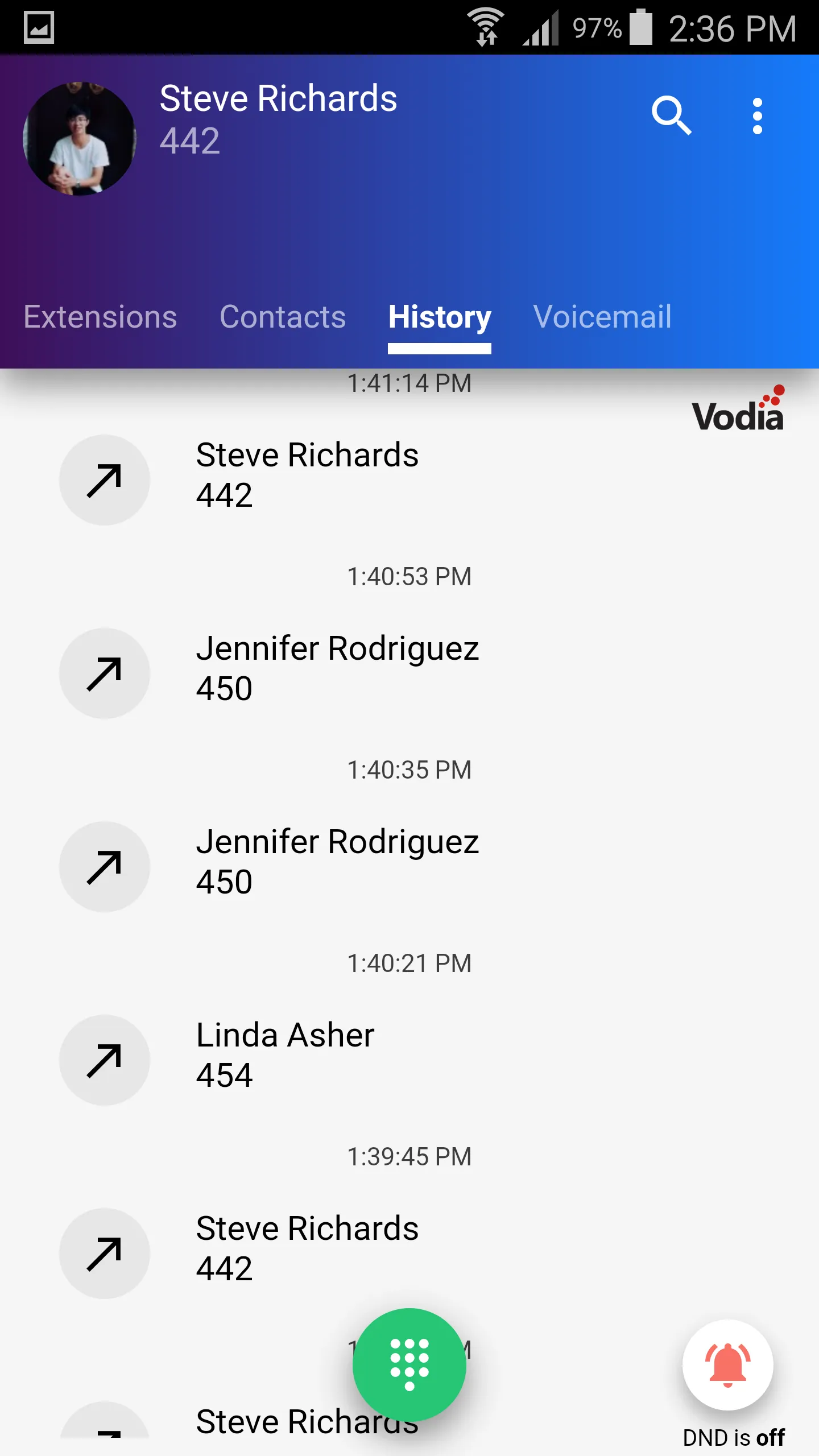 Vodia Phone | Indus Appstore | Screenshot