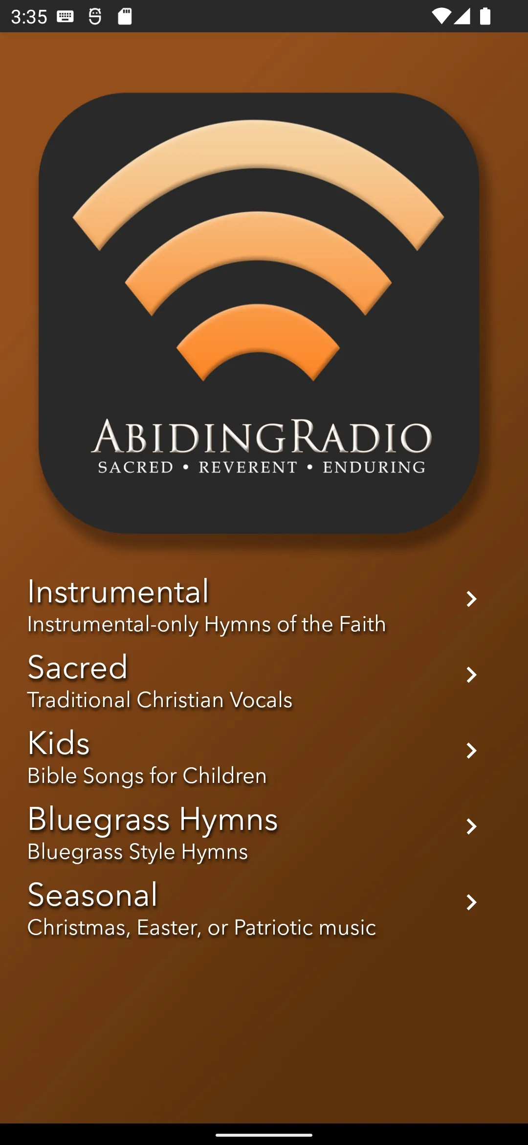 Abiding Radio | Indus Appstore | Screenshot