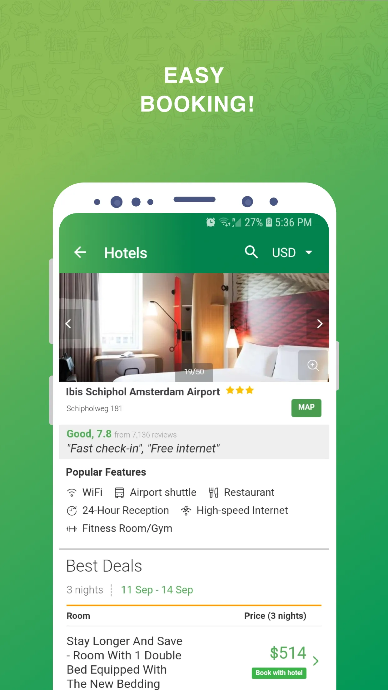 Hotel Booking App - HotelDad | Indus Appstore | Screenshot