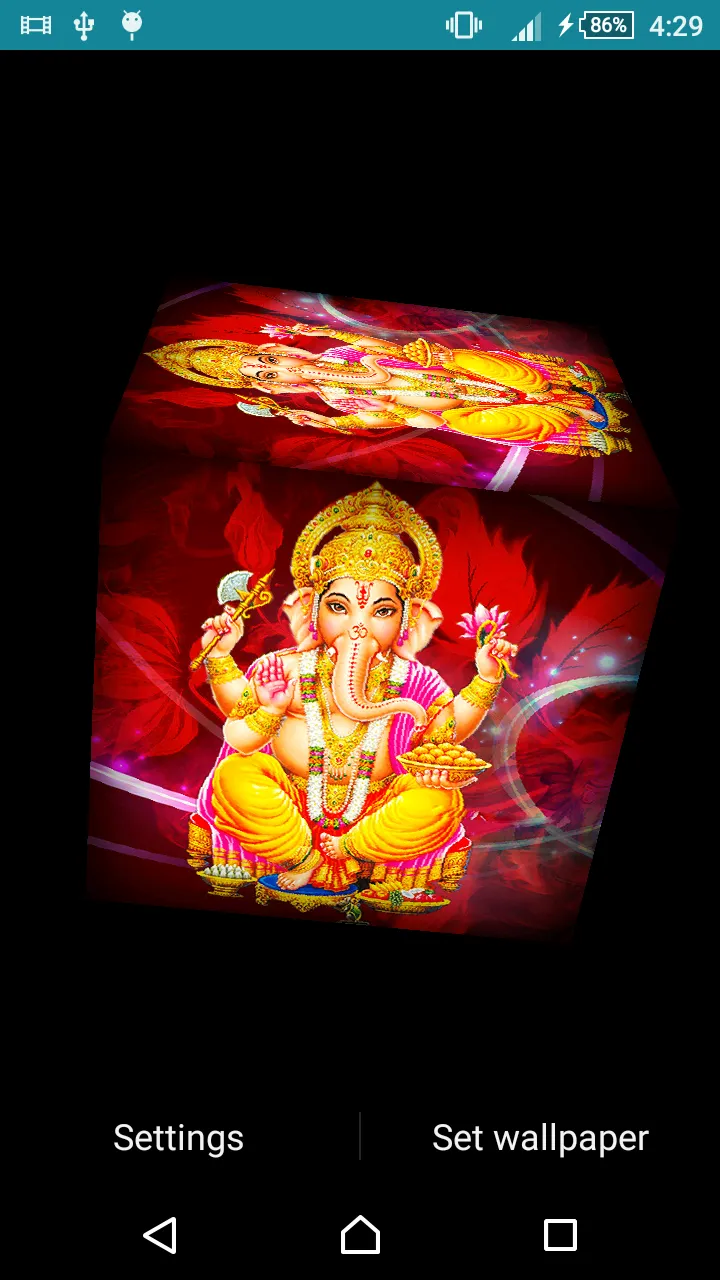 Ganesh Ji 3D Live Wallpaper | Indus Appstore | Screenshot