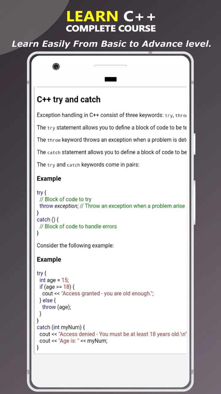 Learn C++ Course Offline | Indus Appstore | Screenshot