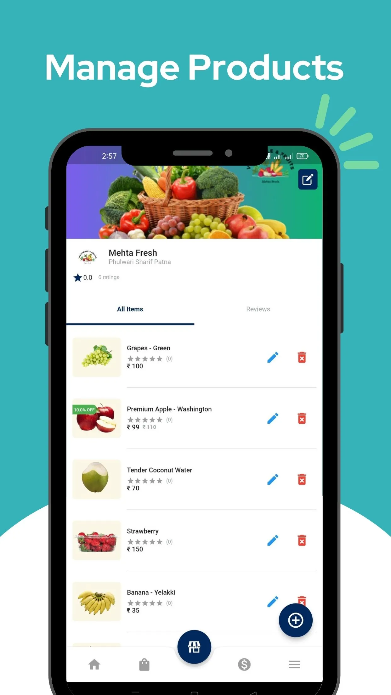 Grocery bids Store Partner App | Indus Appstore | Screenshot