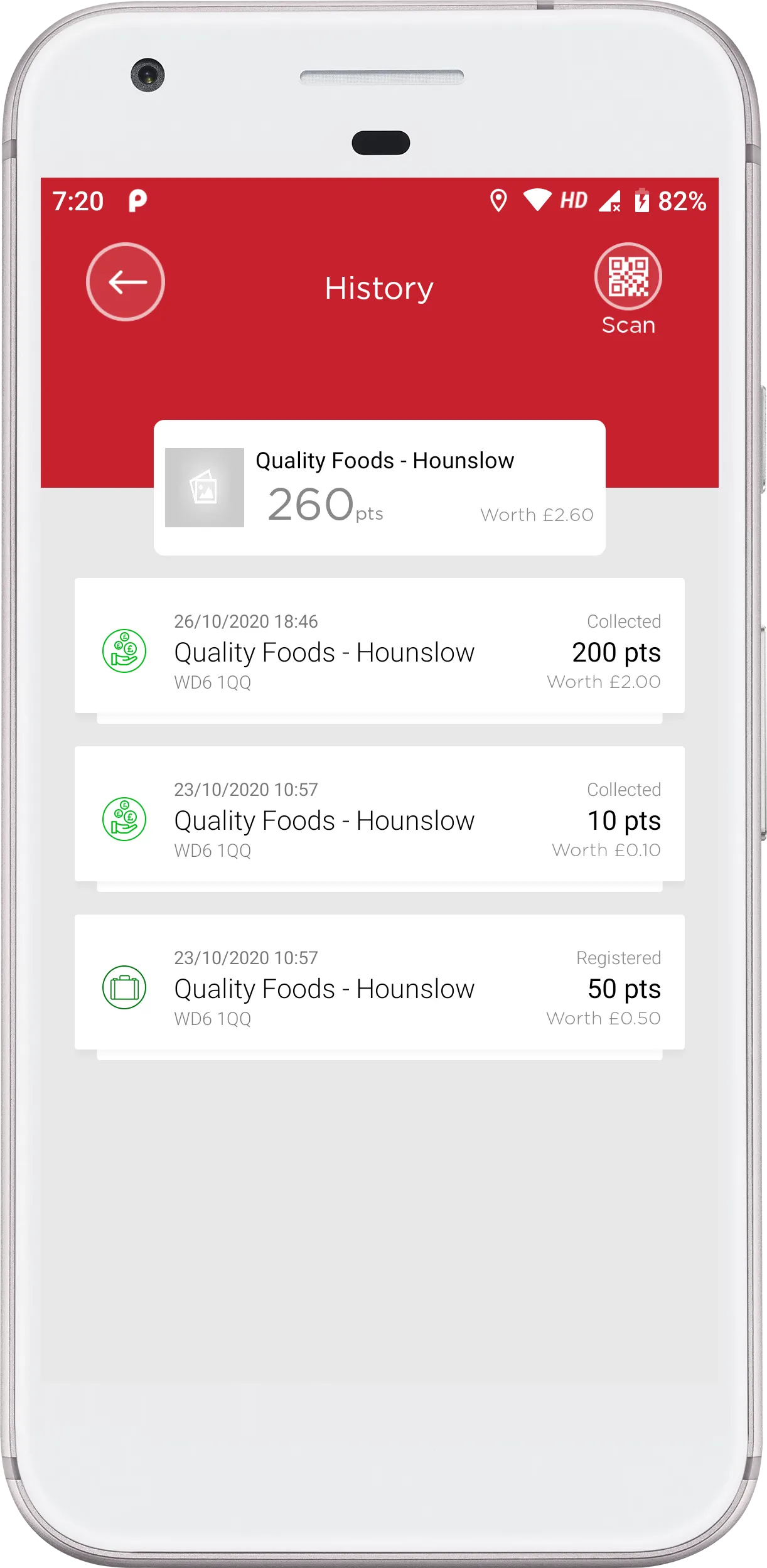 Quality Foods Loyalty | Indus Appstore | Screenshot