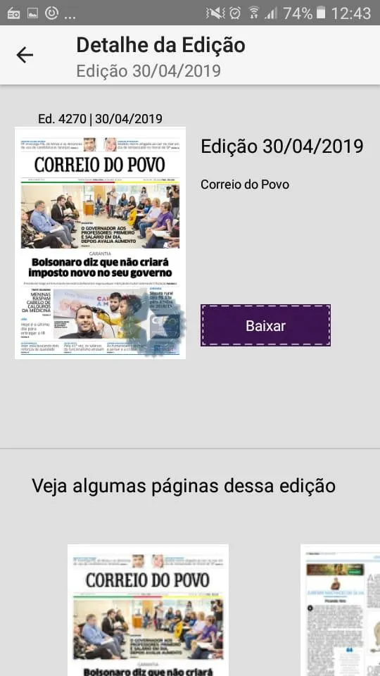 Correio do Povo | Indus Appstore | Screenshot