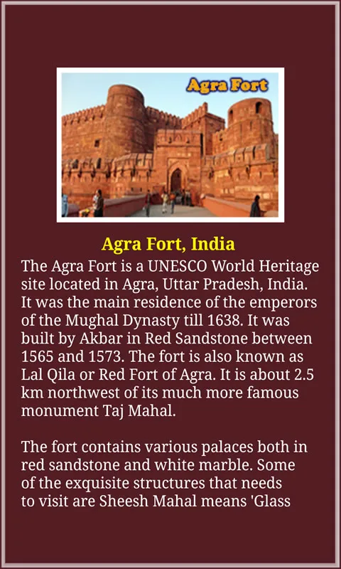 World Heritage-II | Indus Appstore | Screenshot