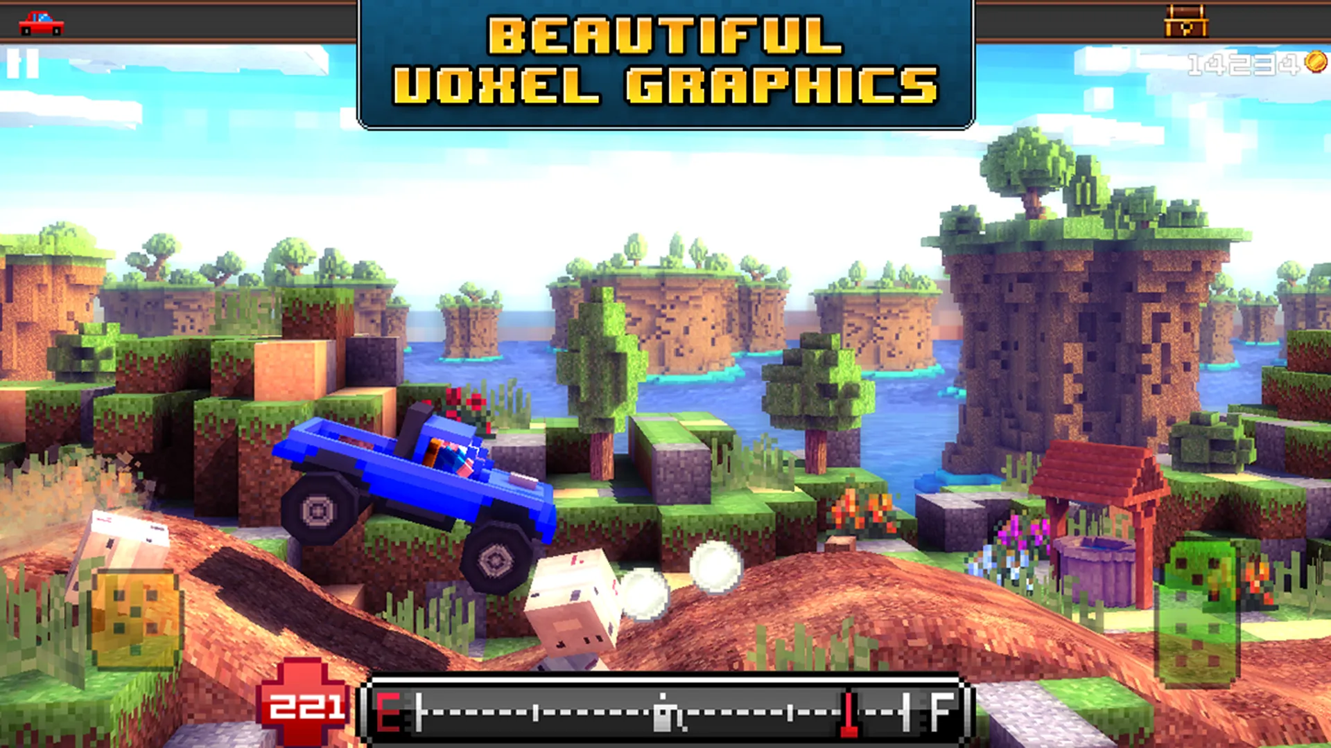 Blocky Roads | Indus Appstore | Screenshot