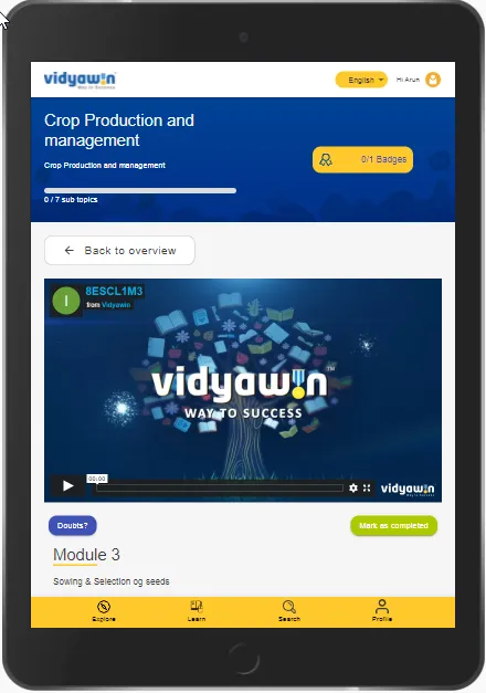 Vidyawin - The eLearning App | Indus Appstore | Screenshot