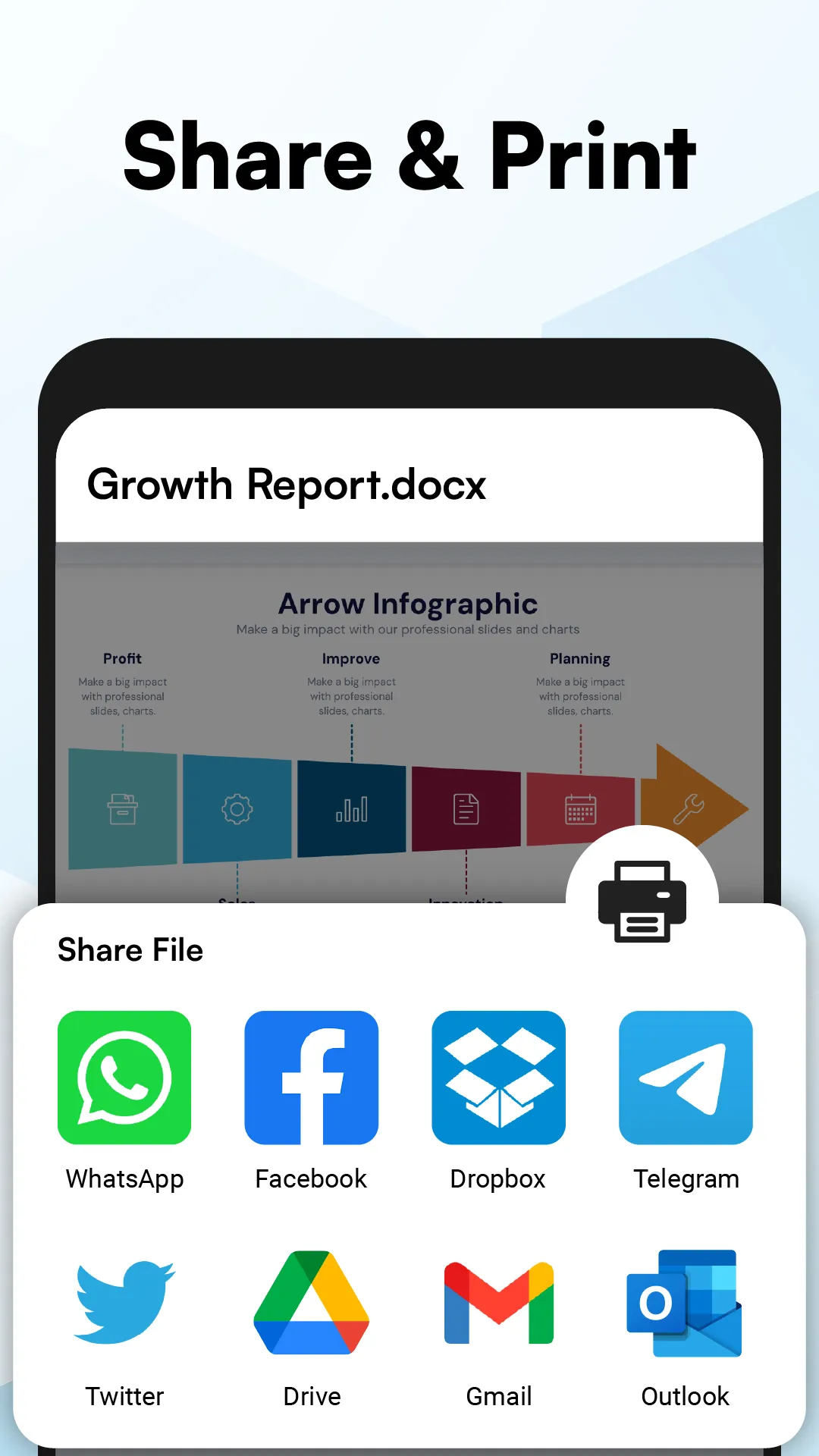 Docs Reader - Docx, Excel, PPT | Indus Appstore | Screenshot