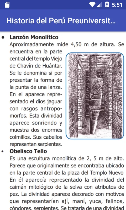 Historia del Perú I | Indus Appstore | Screenshot