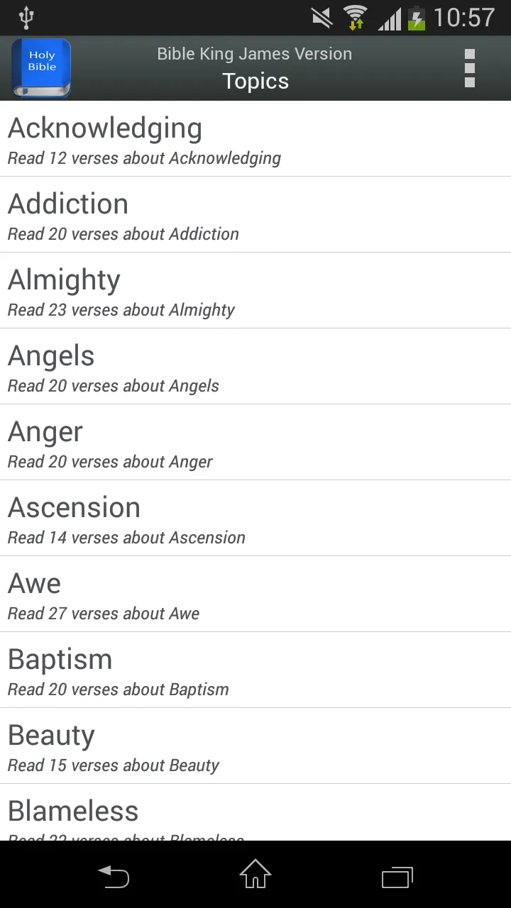 Bible King James Version | Indus Appstore | Screenshot