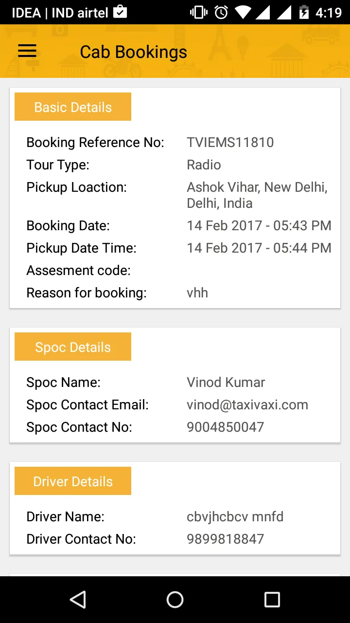 TaxiVaxi Employee App | Indus Appstore | Screenshot