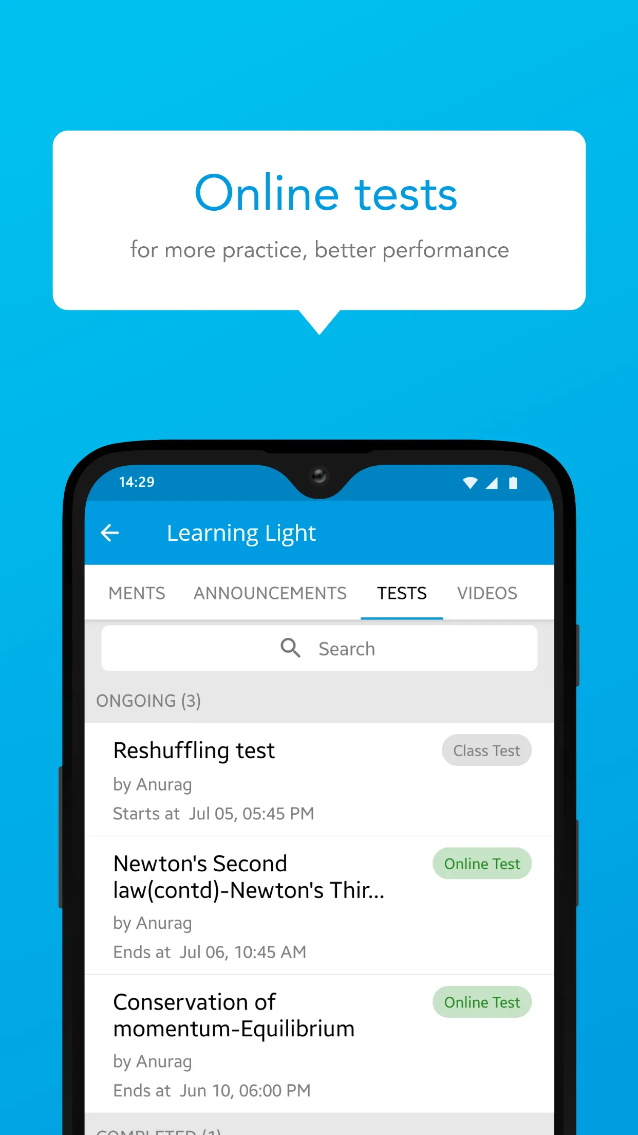 LCMPT - Learning Curve My Pers | Indus Appstore | Screenshot