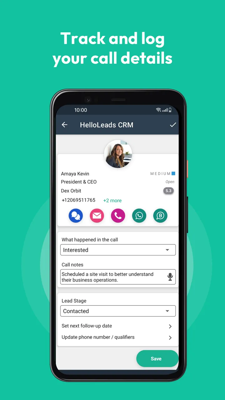 HelloLeads CRM - Sales Tracker | Indus Appstore | Screenshot