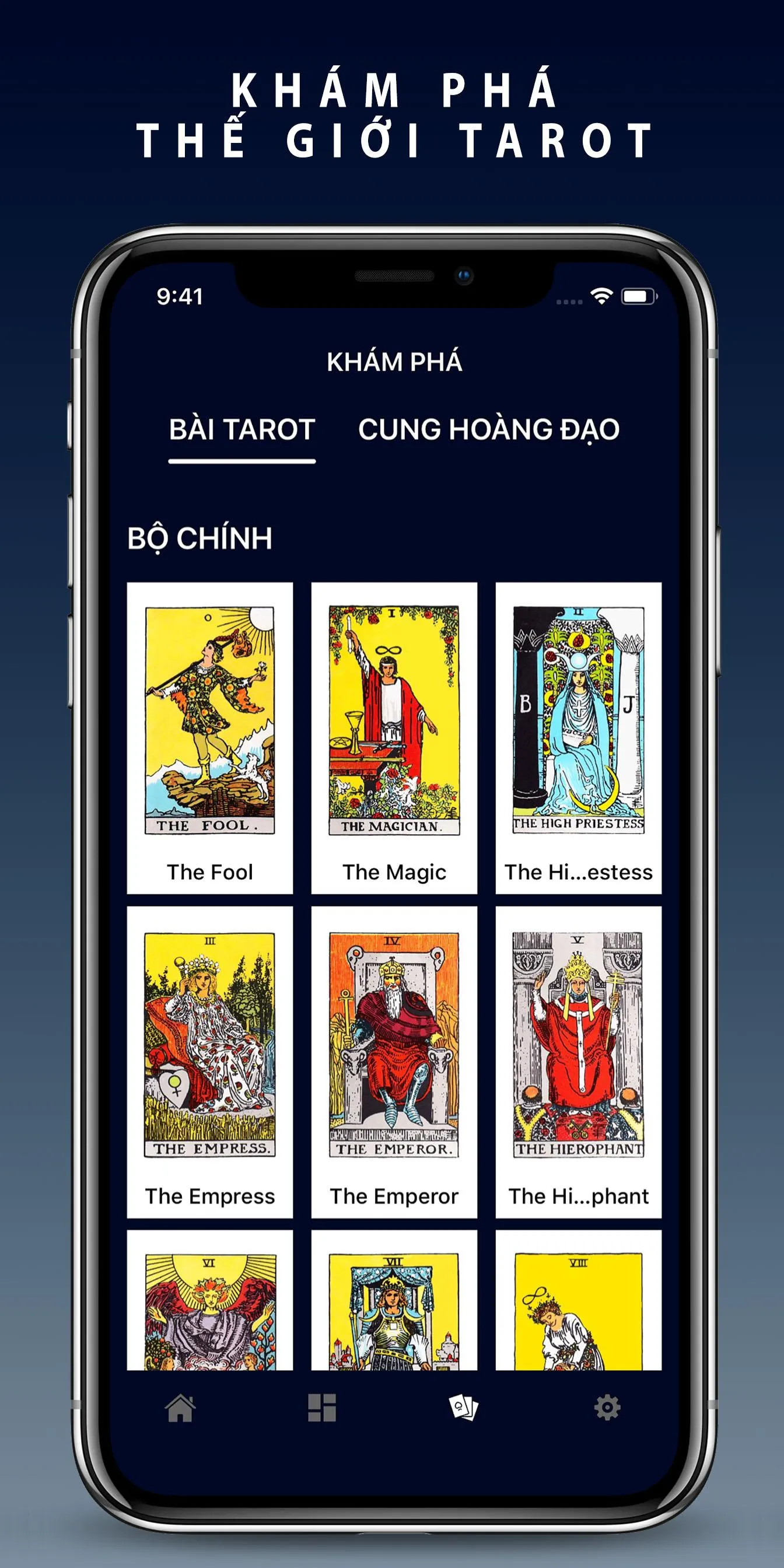 Bói bài Tarot : Tu vi boi bai  | Indus Appstore | Screenshot