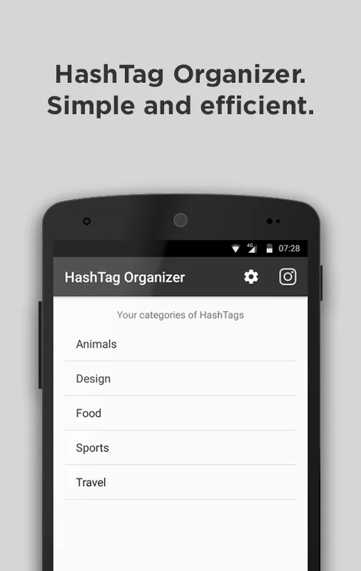 HashTag Organizer | Indus Appstore | Screenshot