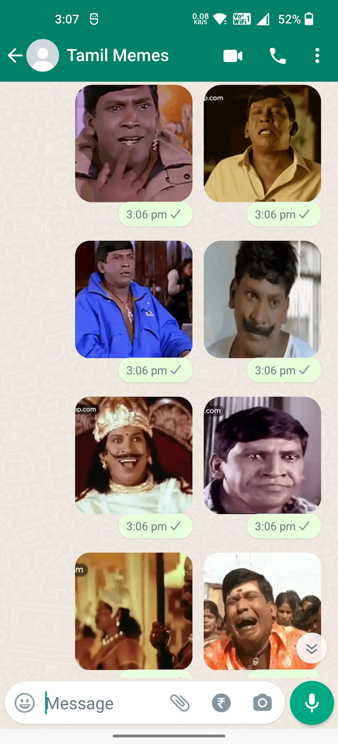 Vadivelu Animated Stickers | Indus Appstore | Screenshot