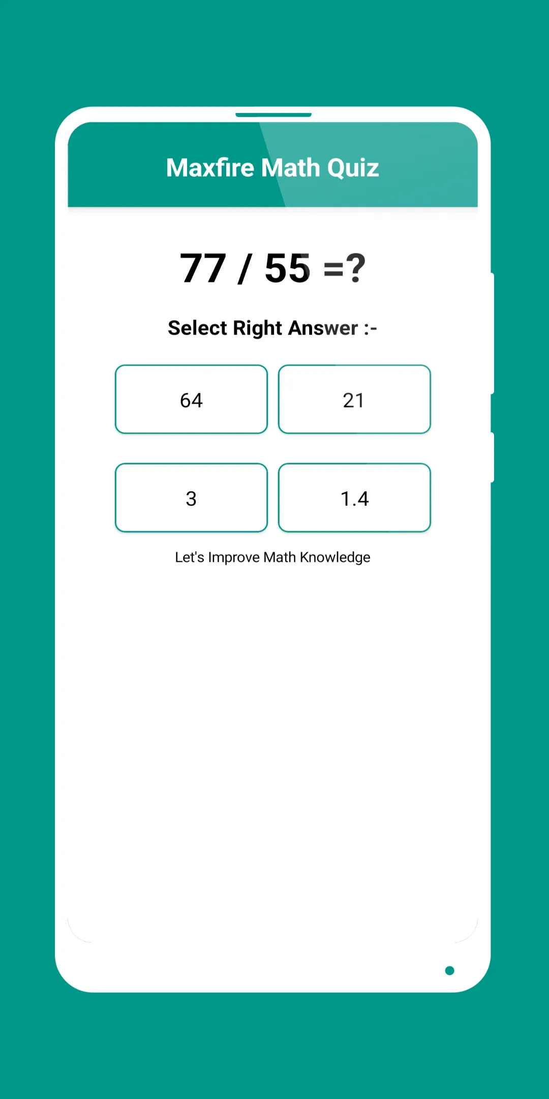 Maxfire Math Quiz - Knowledge | Indus Appstore | Screenshot