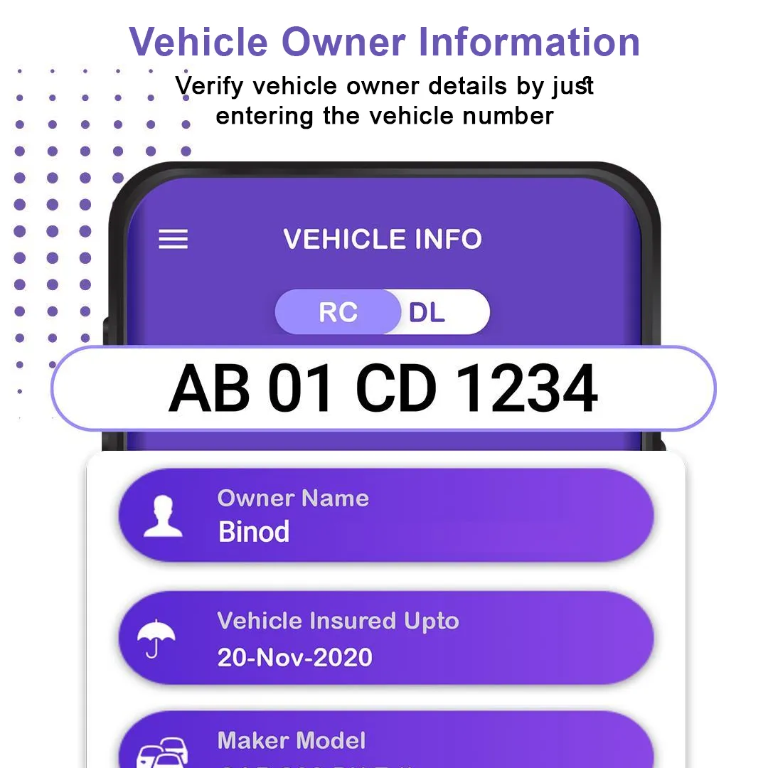 Vehicle Owner Information | Indus Appstore | Screenshot