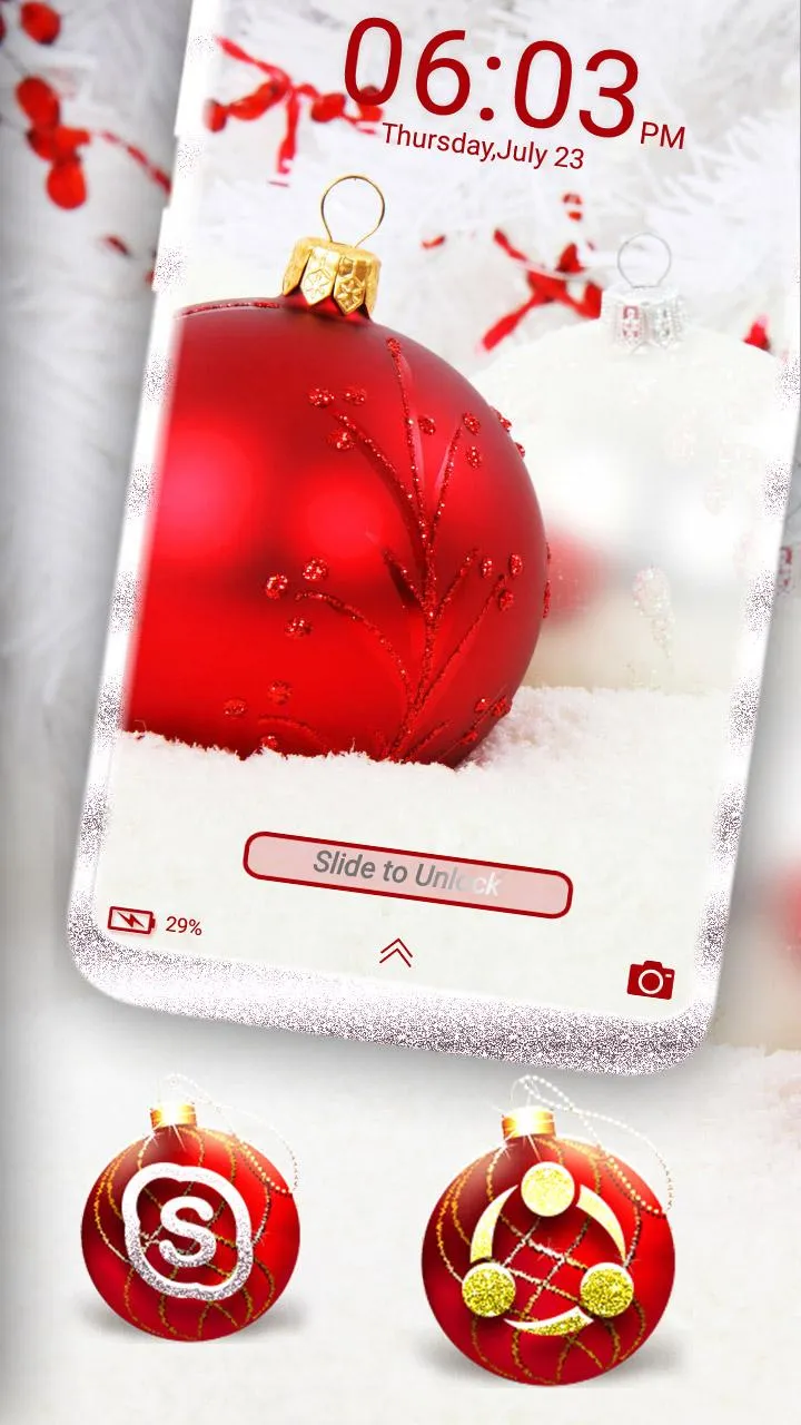 Decoration Ball Launcher Theme | Indus Appstore | Screenshot