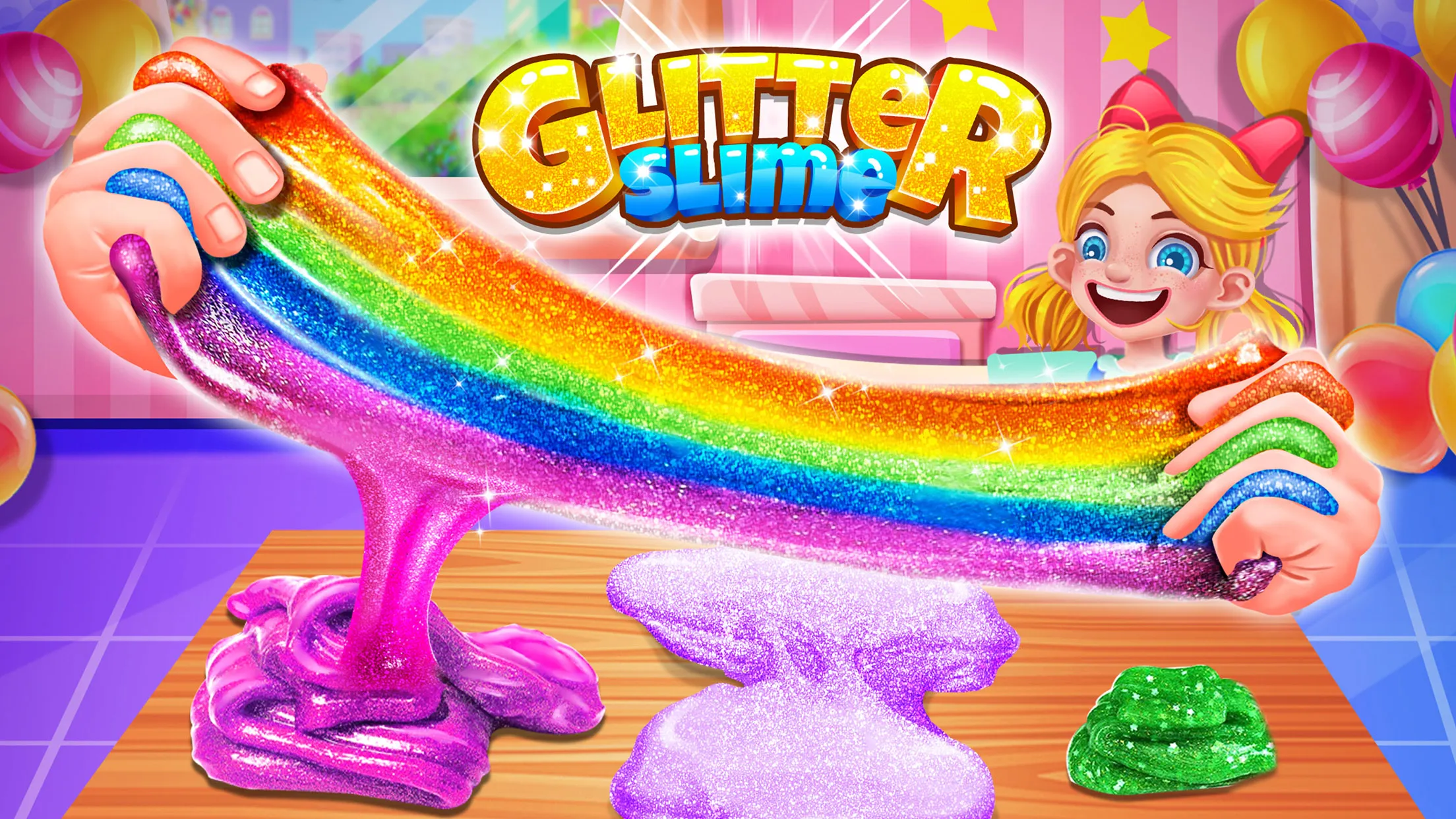 Glitter Slime | Indus Appstore | Screenshot