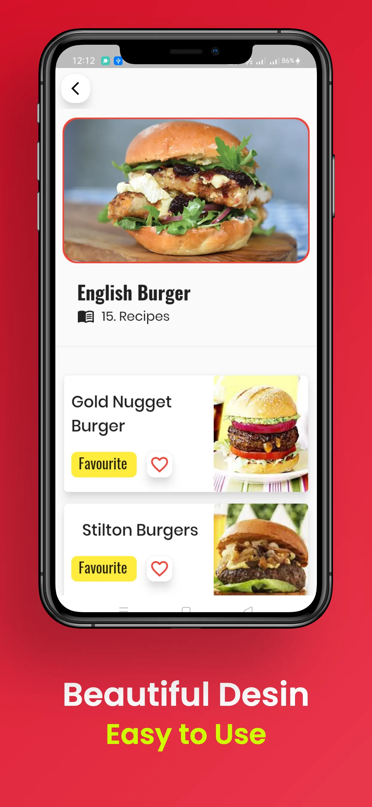 Fast Food Recipes Cookbook | Indus Appstore | Screenshot