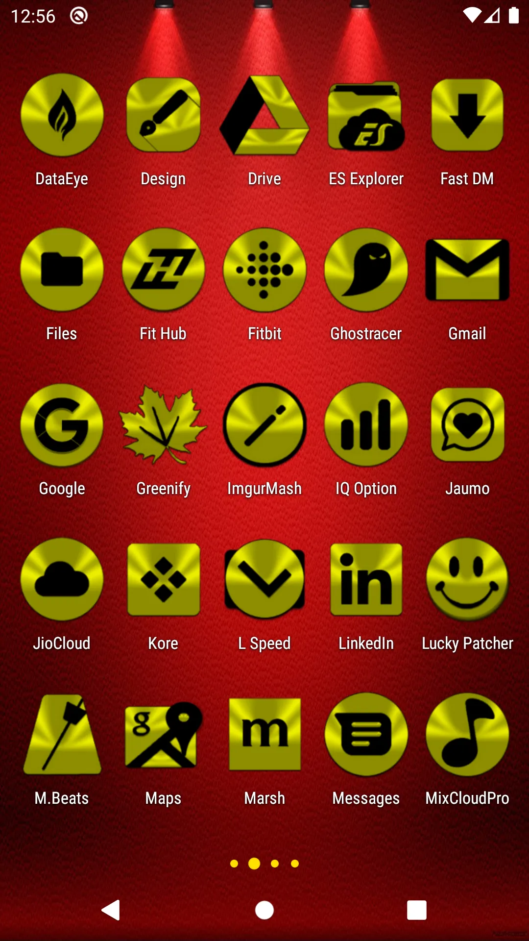 Yellow and Black Icon Pack | Indus Appstore | Screenshot