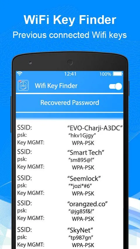 Wifi Password Show-Key Finder | Indus Appstore | Screenshot