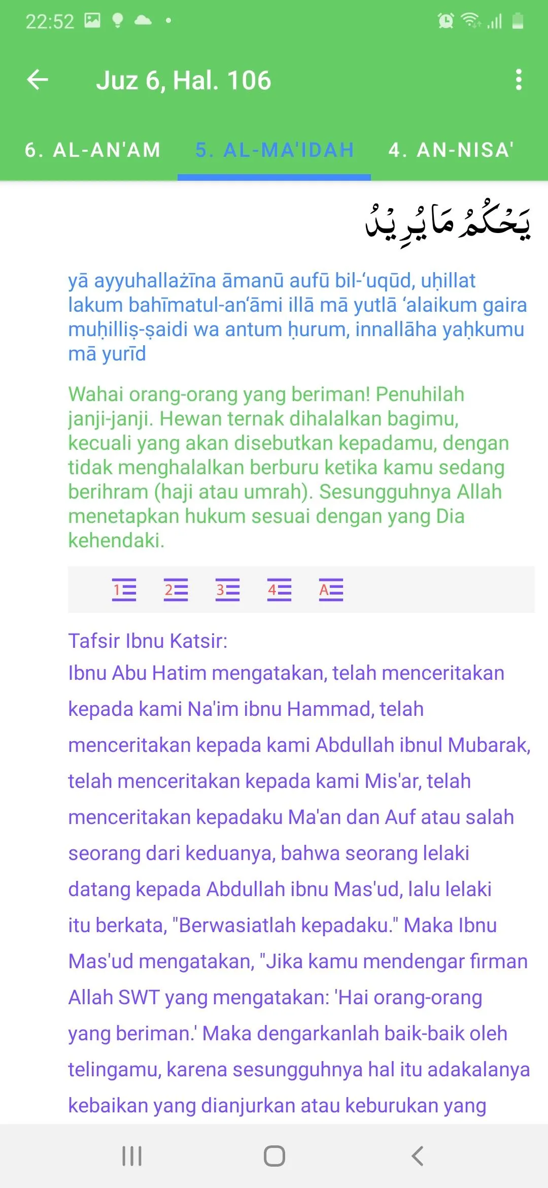 Al-Quran Indonesia --Tafsir .. | Indus Appstore | Screenshot