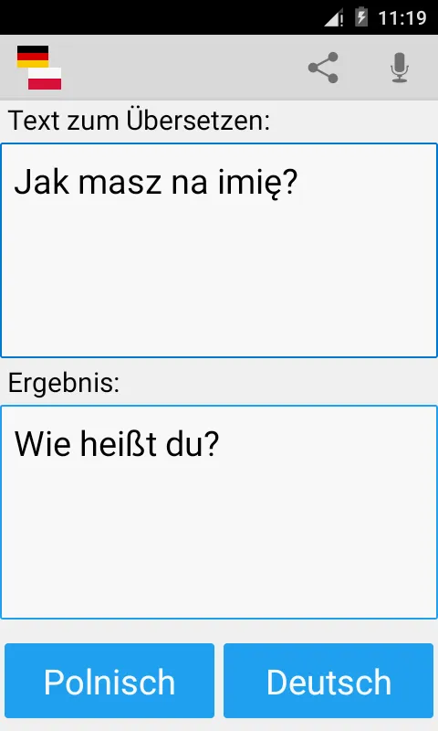 German Polish Translator | Indus Appstore | Screenshot