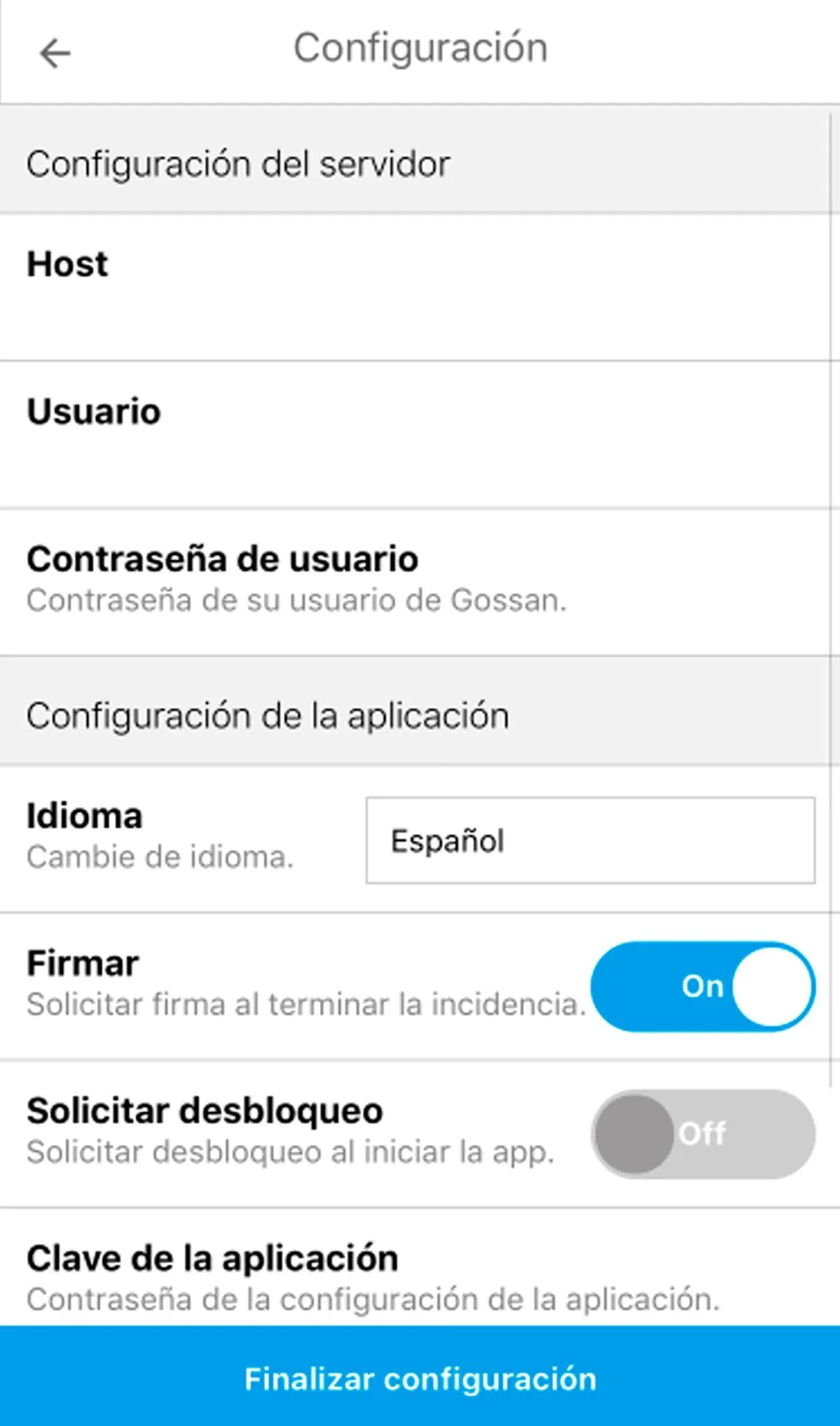 Técnicos Gossan | Indus Appstore | Screenshot