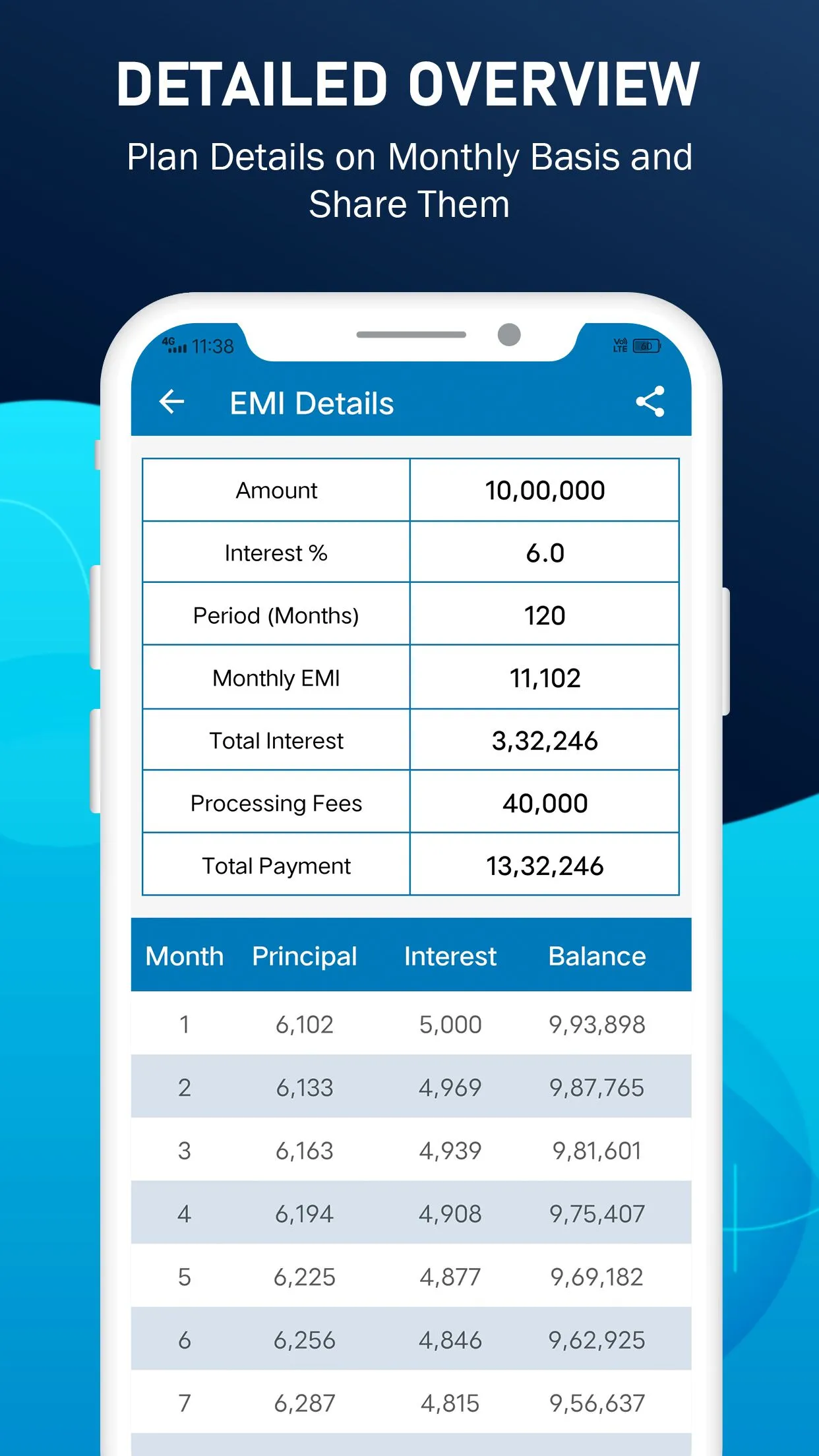 EMI Calculator | Indus Appstore | Screenshot