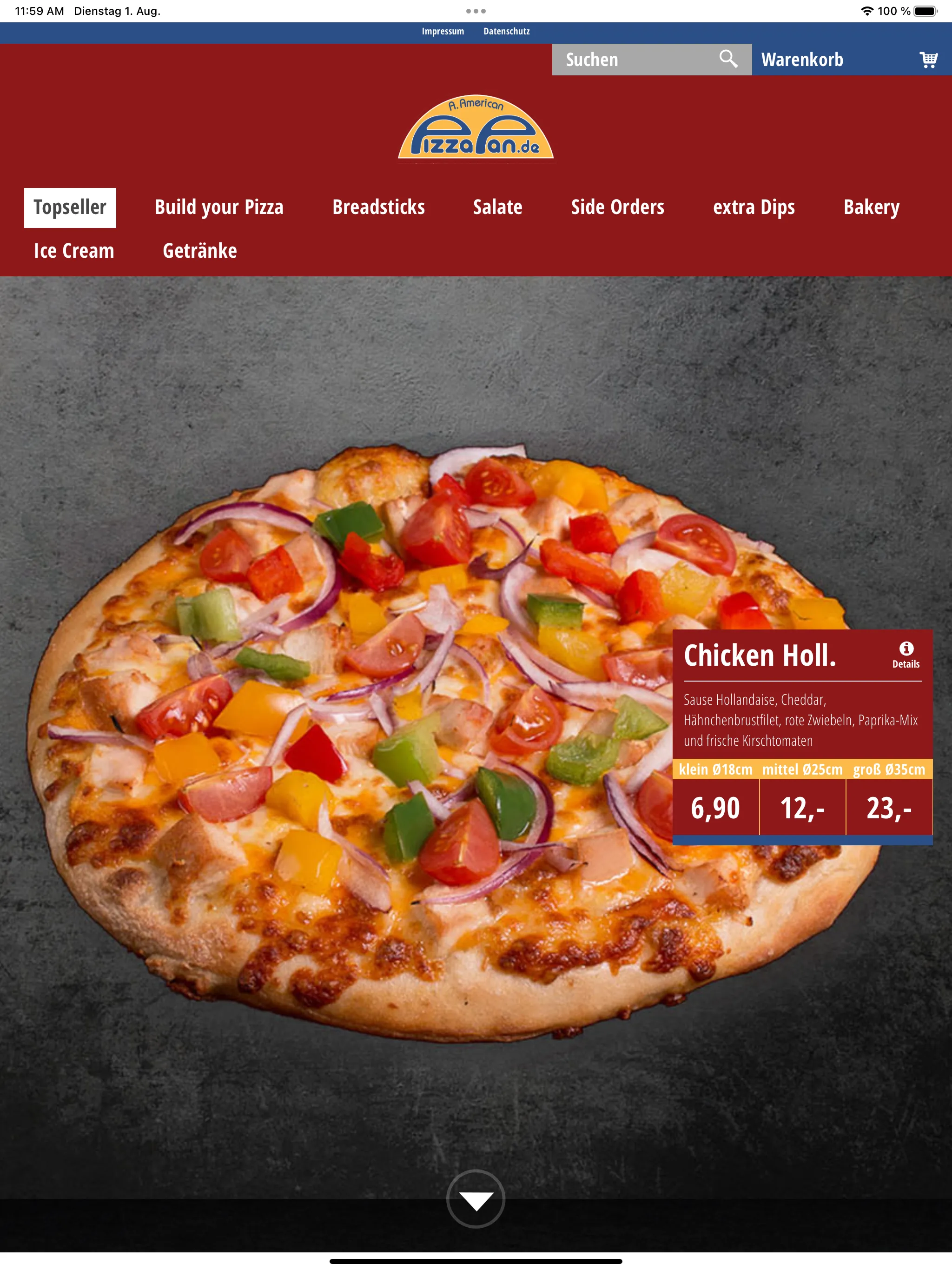 A. American Pizza Pan | Indus Appstore | Screenshot