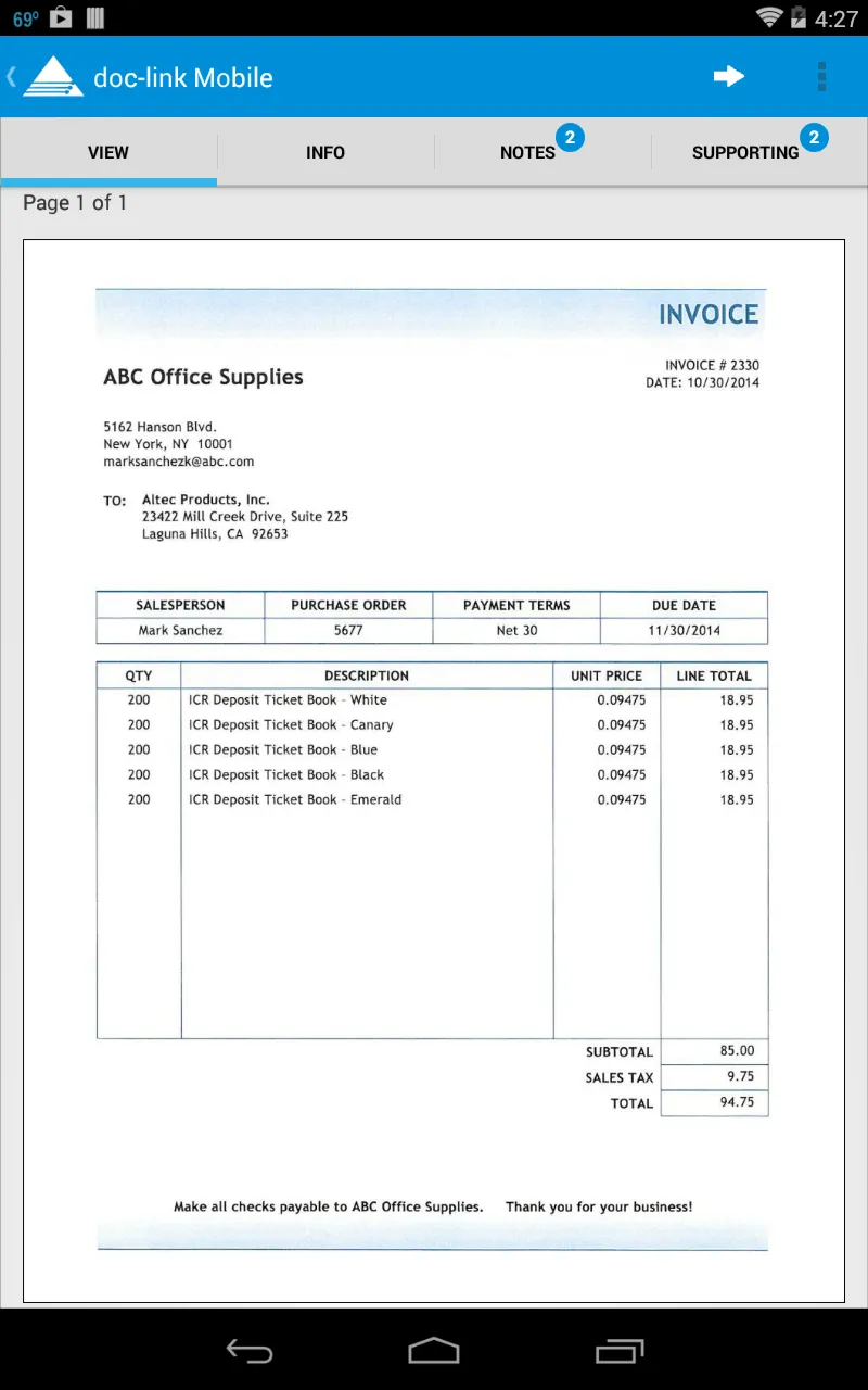 DocLink Mobile | Indus Appstore | Screenshot