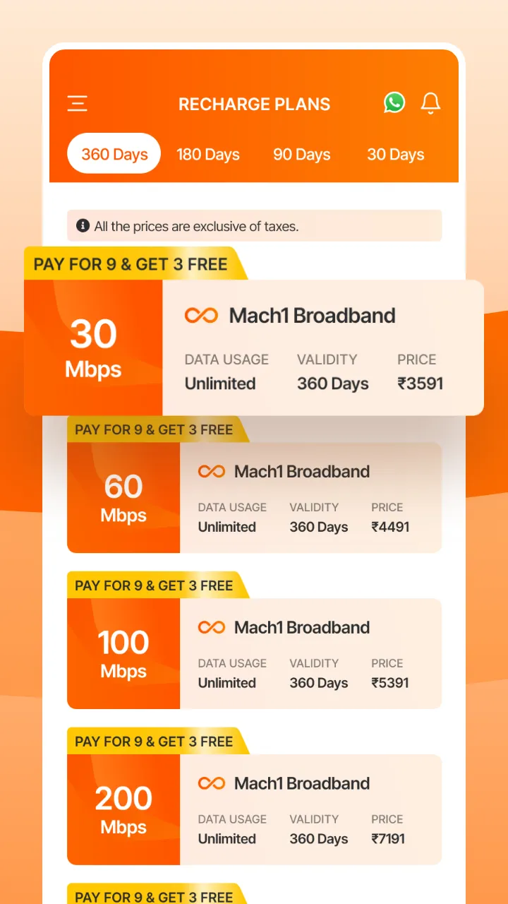 Mach1 Broadband | Indus Appstore | Screenshot