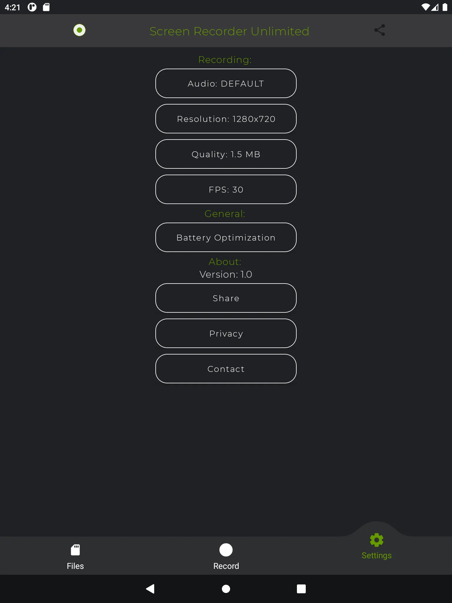 Screen Recorder Unlimited | Indus Appstore | Screenshot