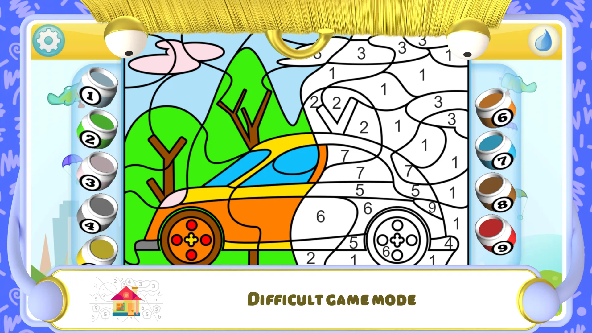 Color by Numbers - Cars | Indus Appstore | Screenshot